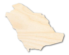 Load image into Gallery viewer, Unfinished Wood Saudi Arabia Country Shape - Middle East Craft - up to 36&quot; DIY
