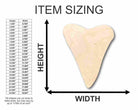 Unfinished Wooden Shark Tooth Shape - Ocean - Beach - Nursery - Craft - up to 24" DIY-24 Hour Crafts