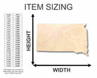 Unfinished Wooden South Dakota Shape - State - Craft - up to 24" DIY-24 Hour Crafts