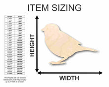 Load image into Gallery viewer, Unfinished Wooden Sparrow Shape - Animal - Bird - Wildlife - Craft - up to 24&quot; DIY-24 Hour Crafts

