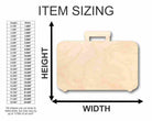 Unfinished Wooden Suitcase Shape - Craft - up to 24" DIY-24 Hour Crafts