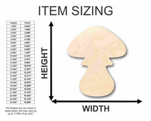 Load image into Gallery viewer, Unfinished Wooden Toadstool Shape - Nature - Fairy Garden - Craft - up to 24&quot; DIY-24 Hour Crafts
