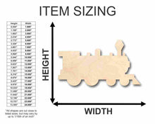 Load image into Gallery viewer, Unfinished Wooden Train Shape - Craft - up to 24&quot; DIY-24 Hour Crafts
