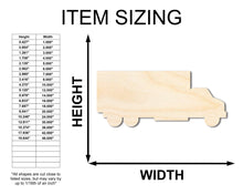 Load image into Gallery viewer, Unfinished Wood Truck Van Shape - Craft - up to 36&quot; DIY
