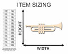 Unfinished Wooden Trumpet Shape - Music - Craft - up to 24" DIY-24 Hour Crafts