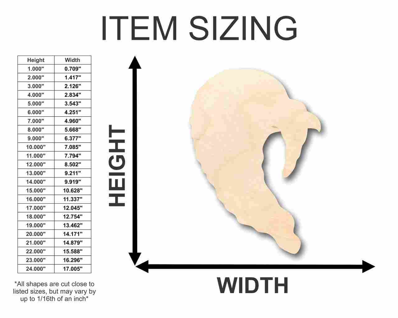 Unfinished Wooden Turkey Head Shape - Thanksgiving - Bird - Animal - Craft - up to 24" DIY-24 Hour Crafts