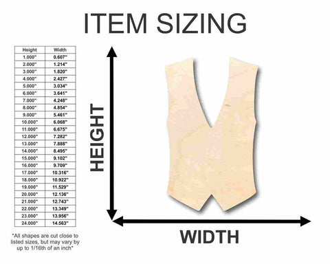 Unfinished Wooden Vest Shape - Groomsmen - Craft - up to 24" DIY-24 Hour Crafts