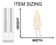 Load image into Gallery viewer, Unfinished Wood Woman Shape - Craft - up to 36&quot; DIY
