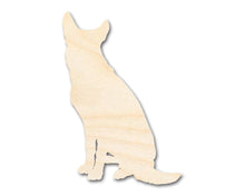 Load image into Gallery viewer, Unfinished Wood Sitting Dog Shape - up to 36&quot;
