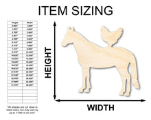 Load image into Gallery viewer, Unfinished Wood Horse and Chicken Shape - Farm Craft - up to 46&quot; DIY
