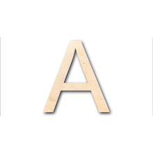 Load image into Gallery viewer, Unfinished Wood Arial Letter A Shape - Craft - up to 36&quot; DIY
