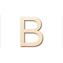 Load image into Gallery viewer, Unfinished Wood Arial Letter B Shape - Craft - up to 36&quot; DIY
