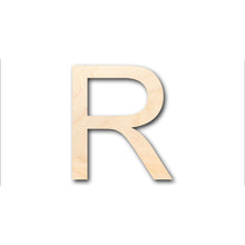 Load image into Gallery viewer, Unfinished Wood Arial Letter R Shape - Craft - up to 36&quot; DIY
