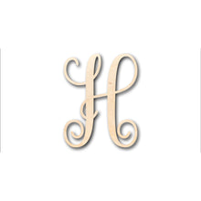 Load image into Gallery viewer, Unfinished Wood Monogram H Shape - Craft - up to 36&quot; DIY
