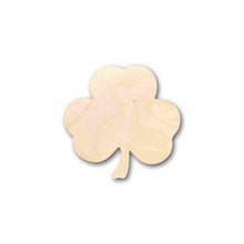 Load image into Gallery viewer, Unfinished Wood 3 Leaf Clover Silhouette - Craft- up to 24&quot; DIY
