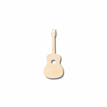 Load image into Gallery viewer, Unfinished Wood Acoustic Guitar Silhouette - Craft- up to 24&quot; DIY
