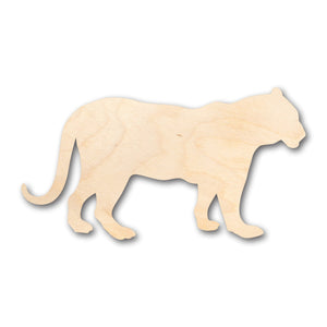 Unfinished Wood Lioness Shape - Africa - Craft - up to 36" DIY
