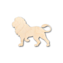 Load image into Gallery viewer, Unfinished Wood Lion Shape - Africa - Craft - up to 36&quot; DIY
