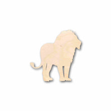 Load image into Gallery viewer, Unfinished Wood African Lion Silhouette - Craft- up to 24&quot; DIY
