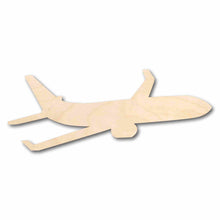 Load image into Gallery viewer, Unfinished Wood Airplane Silhouette - Craft- up to 24&quot; DIY
