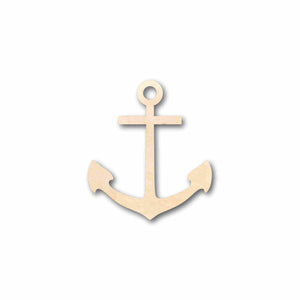 Unfinished Wood Anchor Silhouette - Craft- up to 24" DIY