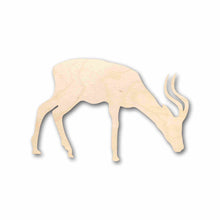Load image into Gallery viewer, Unfinished Wood Antelope Silhouette - Craft- up to 24&quot; DIY
