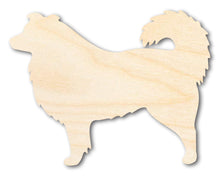 Load image into Gallery viewer, Unfinished Wood Australian Shepherd Dog Shape - Dog Craft - up to 36&quot; DIY
