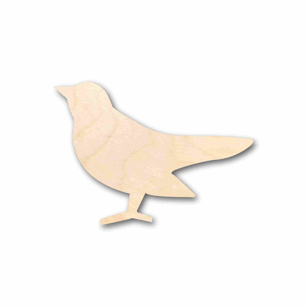 Unfinished Wood Barn Swallow Bird Silhouette - Craft- up to 24