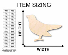 Load image into Gallery viewer, Unfinished Wood Barn Swallow Bird Silhouette - Craft- up to 24&quot; DIY
