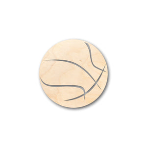 Unfinished Wood Basketball Shape - Craft - up to 36" DIY