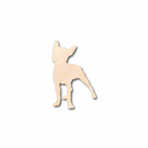 Unfinished Wood Boston Terrier Small Dog Silhouette - Craft- up to 24" DIY