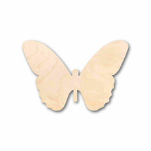 Load image into Gallery viewer, Unfinished Wood Butterfly Silhouette - Craft- up to 24&quot; DIY
