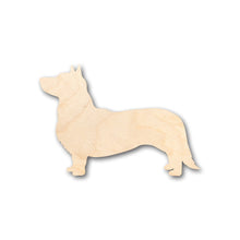 Load image into Gallery viewer, Unfinished Wood Cardigan Welsh Corgi Shape - Craft - up to 36&quot; DIY
