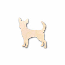 Load image into Gallery viewer, Unfinished Wood Chihuahua Silhouette - Craft- up to 24&quot; DIY
