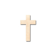 Load image into Gallery viewer, Unfinished Wood Tall Cross Shape - Christian - Craft - up to 36&quot; DIY
