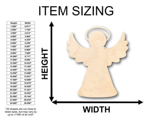 Unfinished Wood Angel Halo Shape - Christmas - Craft - up to 36" DIY