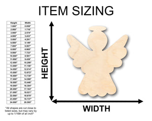 Unfinished Wood Simple Angel Halo Shape - Christmas - Craft - up to 36" DIY
