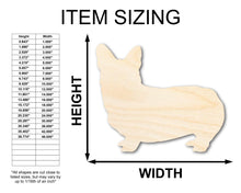 Load image into Gallery viewer, Unfinished Wood Corgi Shape - Pet Craft - up to 46&quot;
