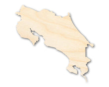 Load image into Gallery viewer, Unfinished Wood Costa Rica Country Shape - Central America Craft - up to 36&quot; DIY
