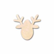 Load image into Gallery viewer, Unfinished Wood Christmas Reindeer Ornament Silhouette - Craft- up to 24&quot; DIY
