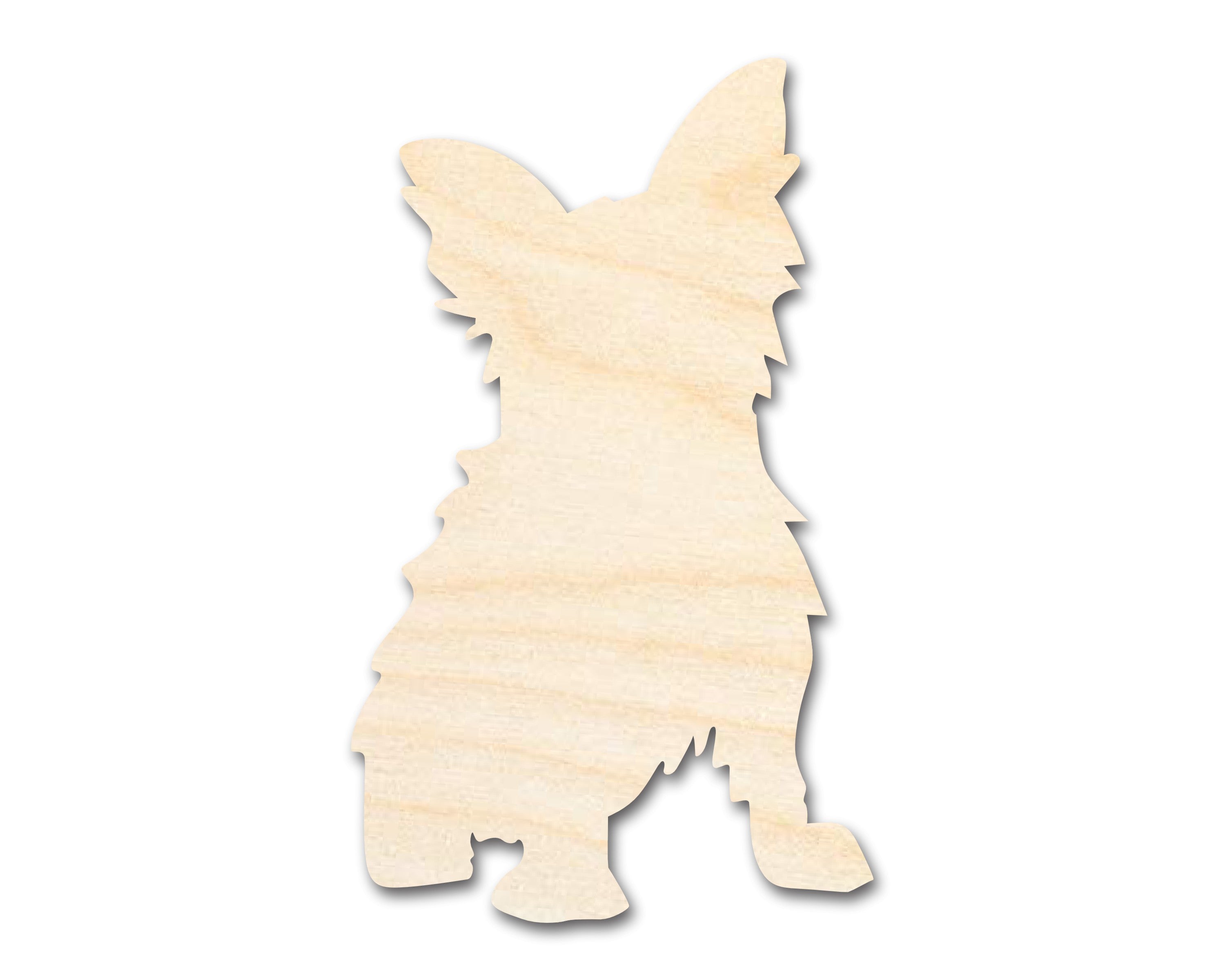 Unfinished Wood Cute Dog Shape - Pet Craft - up to 36