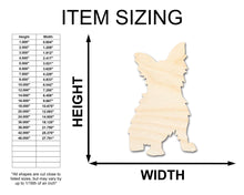 Load image into Gallery viewer, Unfinished Wood Cute Dog Shape - Pet Craft - up to 36&quot;
