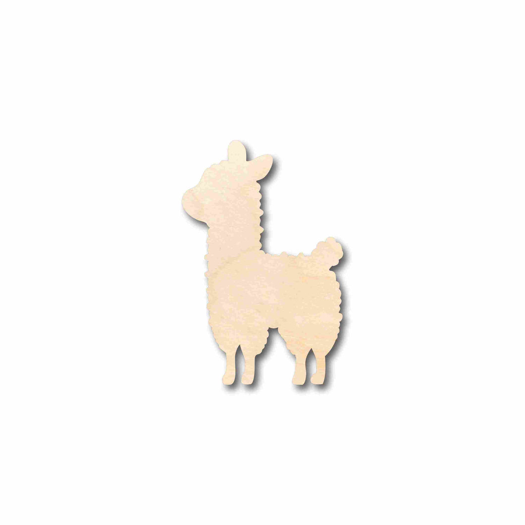 Unfinished Wood Cute Sheep Silhouette - Craft- up to 24