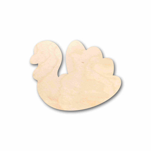 Unfinished Wood Cute Turkey Silhouette - Craft- up to 24