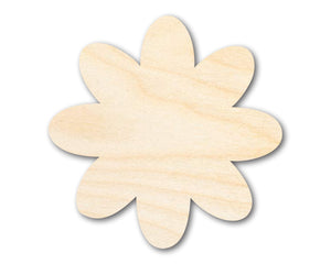 Unfinished Wood Flower Shape - Country Craft - up to 36" DIY