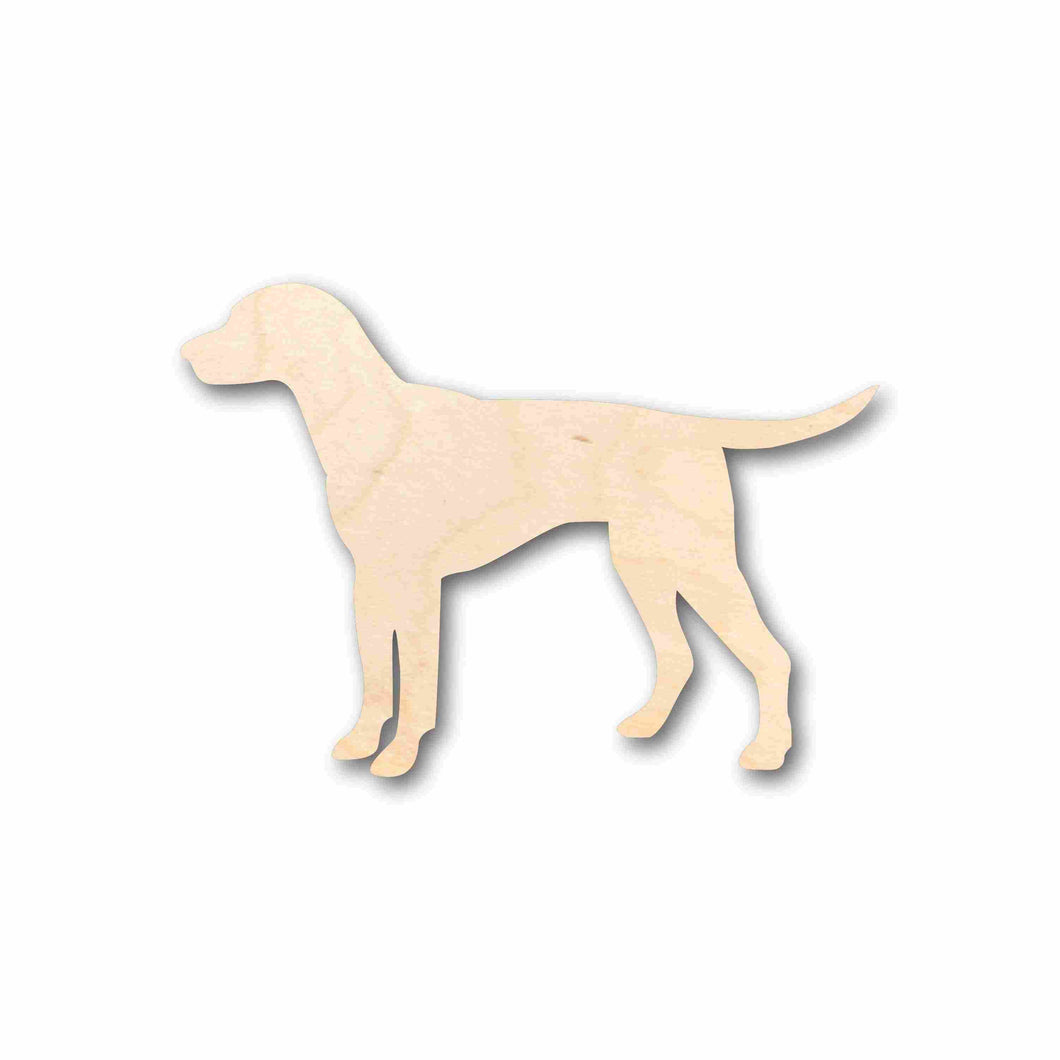 Unfinished Wood Dalmatian Dog Silhouette - Craft- up to 24