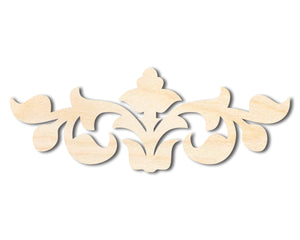 Unfinished Wood Deco Border Silhouette - Craft - up to 36" DIY
