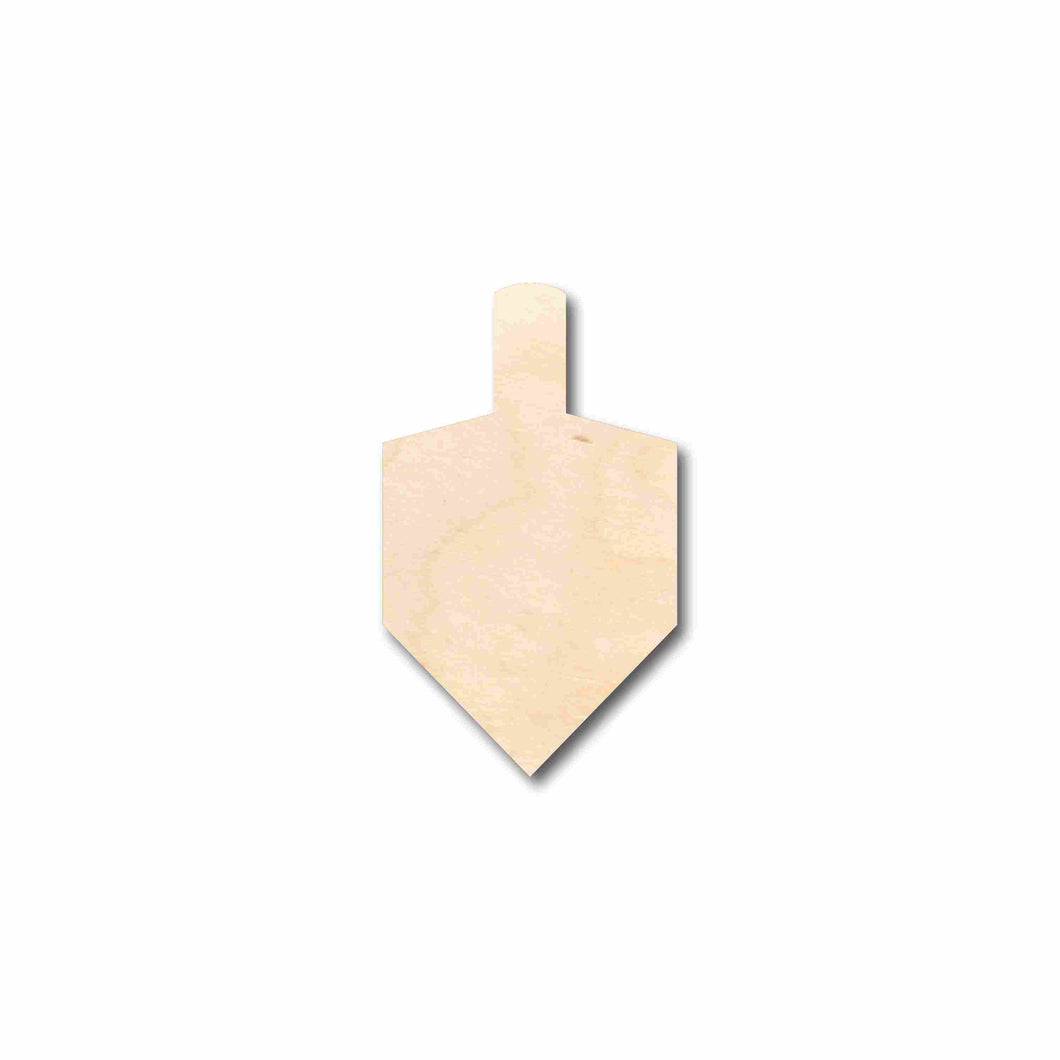 Unfinished Wood Dreidel Silhouette - Craft- up to 24