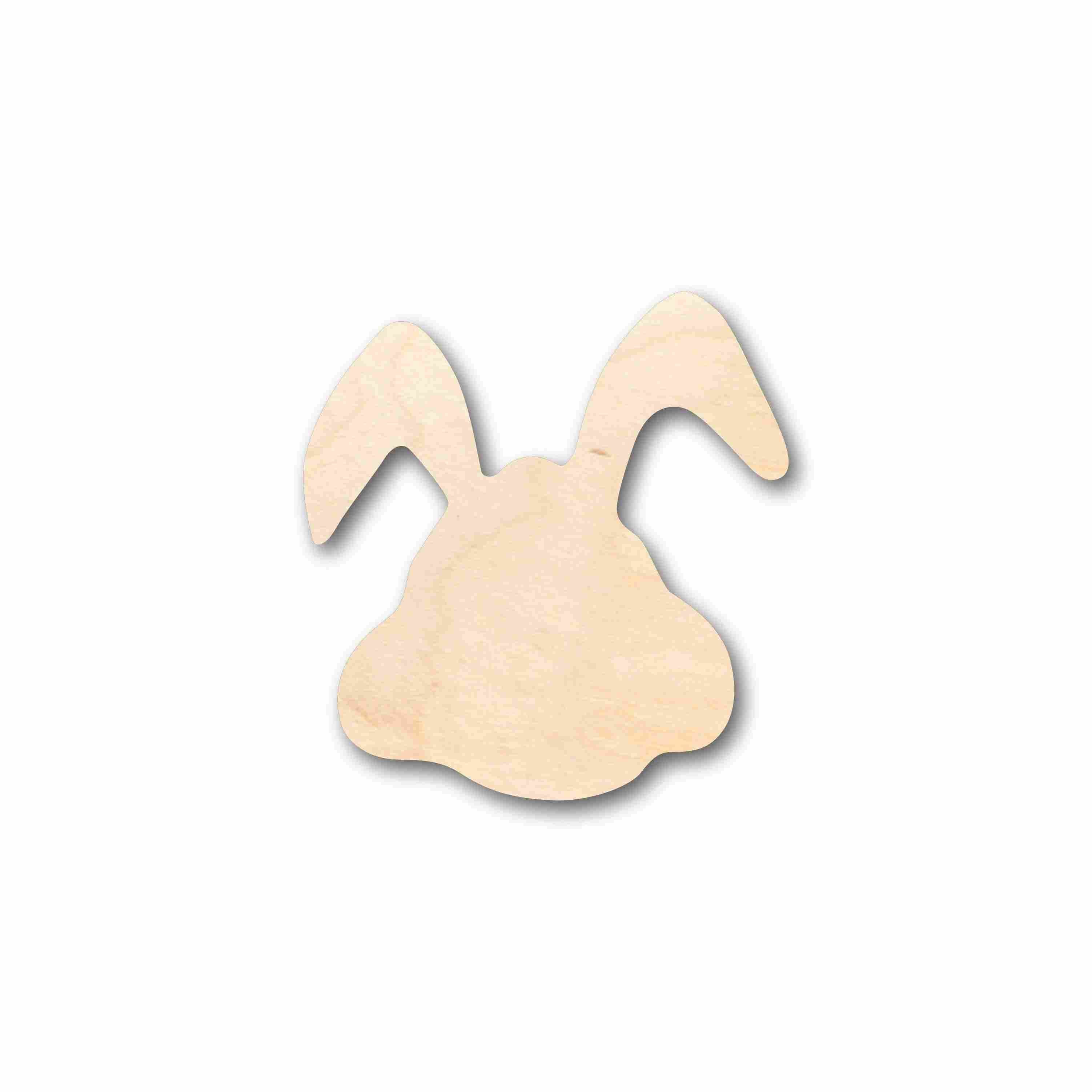 Unfinished Wood Easter Bunny Silhouette - Craft- up to 24