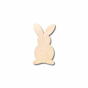 Unfinished Wood Easter Bunny Silhouette - Craft- up to 24" DIY